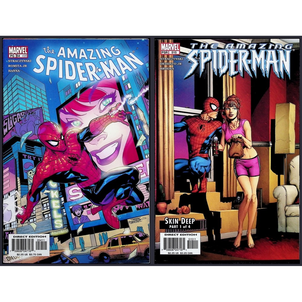 Amazing Spider-Man 2X Comic Lot #54 515 Spider-Man Mary Jane Terry Dodson Marvel